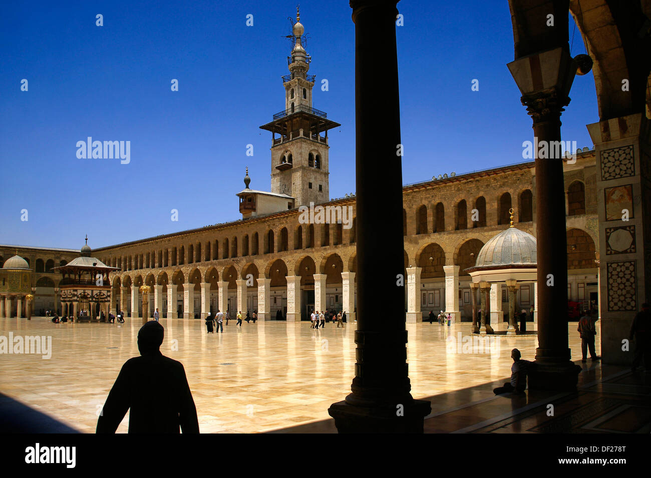 Syria Damascus The Umayyad Mosque Also Known As The Grand Mosque Of