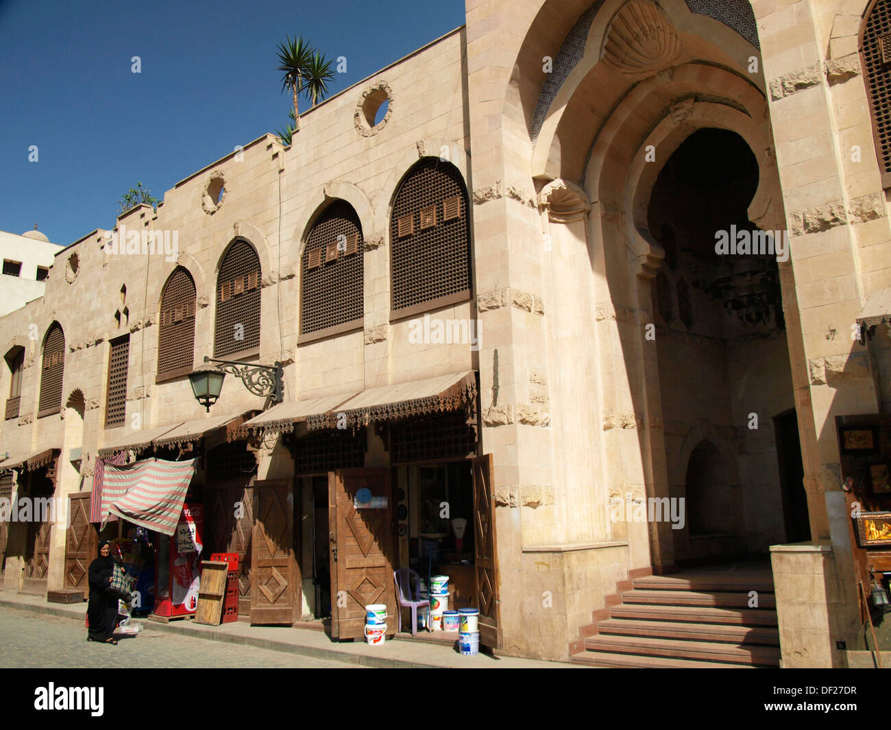 Calle histórica Al Muizz, El Cairo, Egipto Stock Photo
