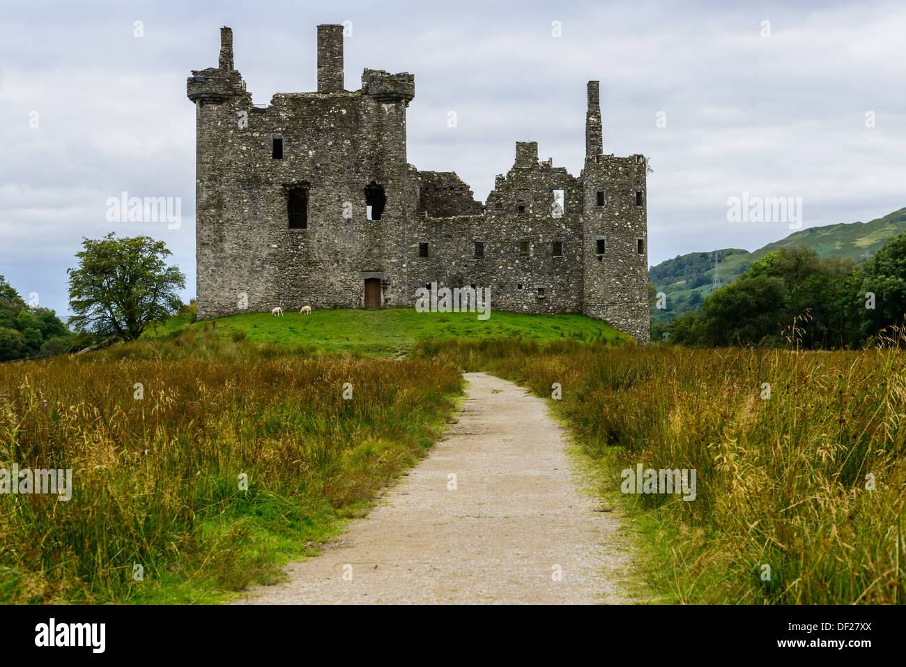 Kilchurn Castle, 15th century tower house, Argyll and Bute, Scotland Stock Photo