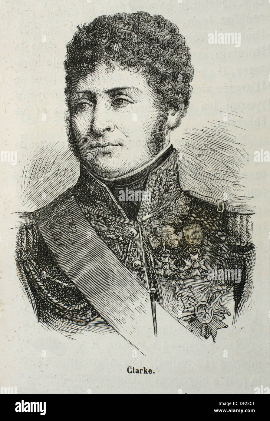 Henri jacques guillaume clarke hires stock photography and images Alamy