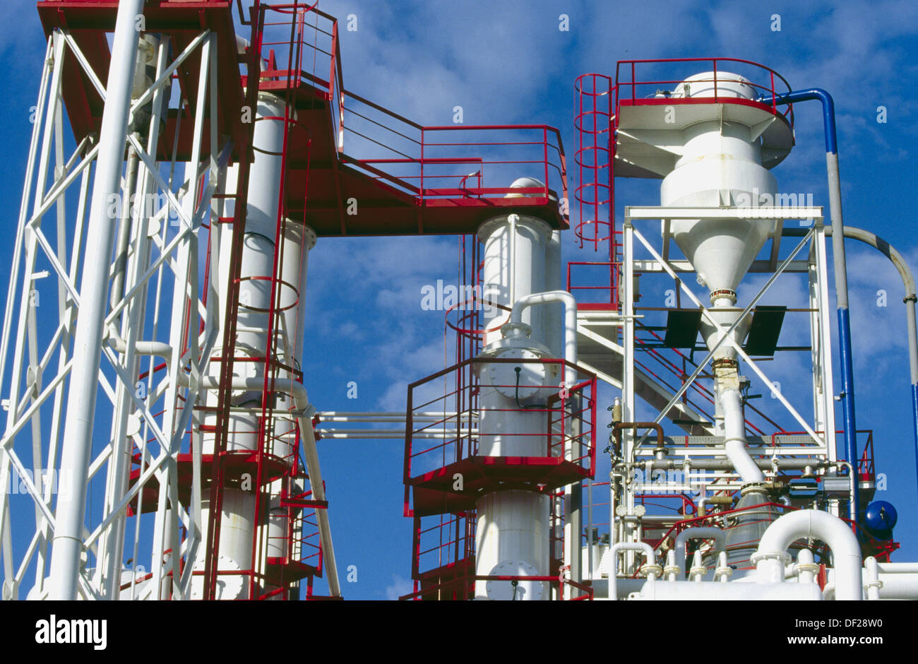 Industrial gas tanks. Bilbao. Spain Stock Photo Alamy