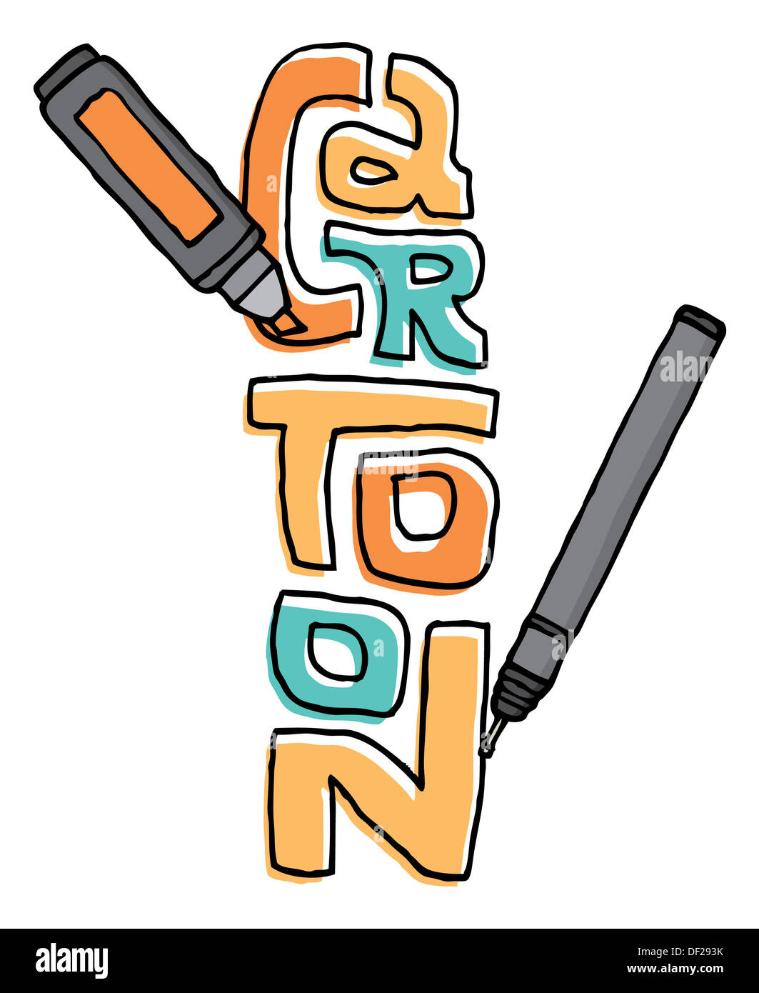 Cartoon drawing hires stock photography and images Alamy