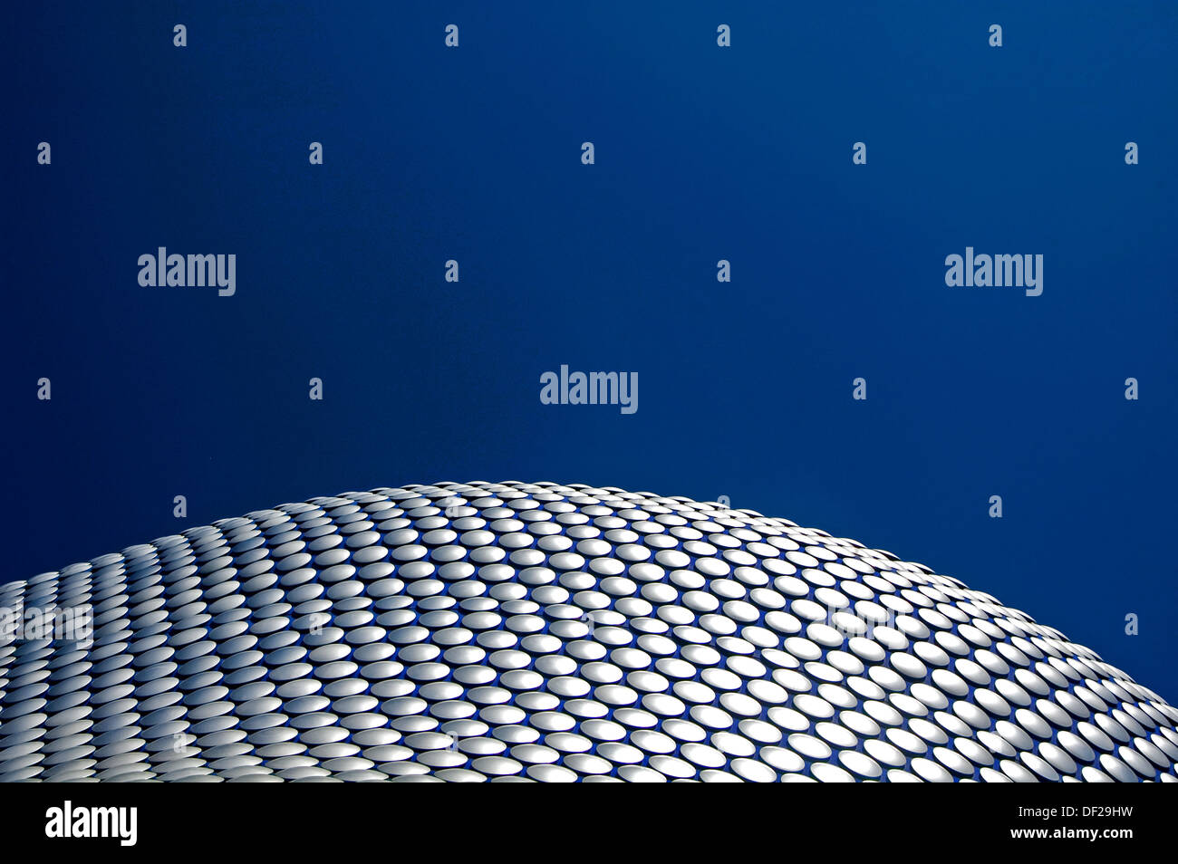 Sweeping abstract architecture on the futuristic Selfridges building in Birmingham's Bull Ring shopping centre. Stock Photo
