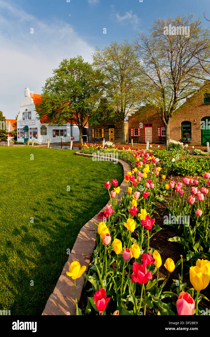 Architecture and shops of the Dutch Village tourist attraction in