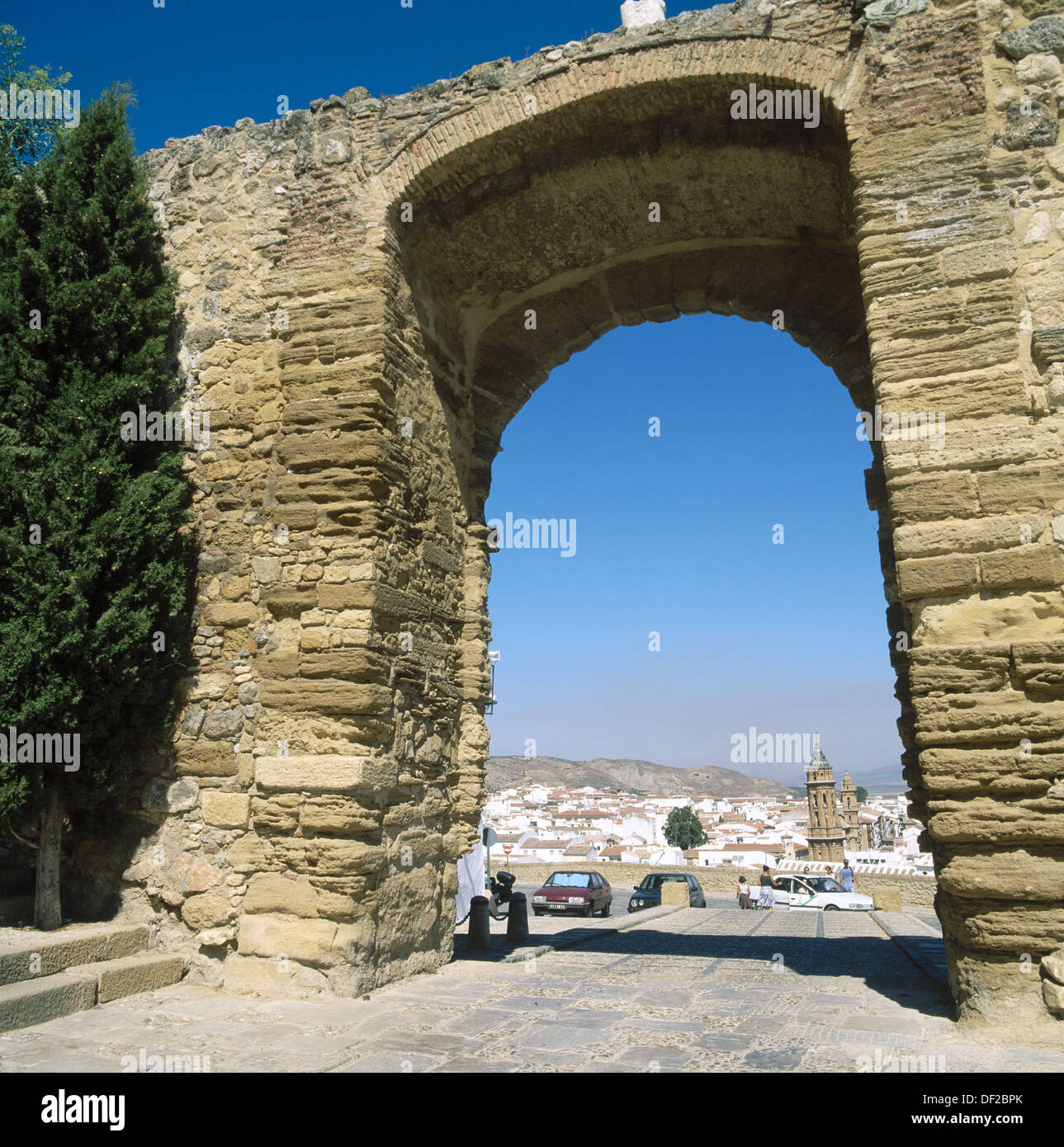 Arco de los Gigantes (Giants´ Arch), 1585. Antequera, Malaga province, Spain Stock Photo Alamy