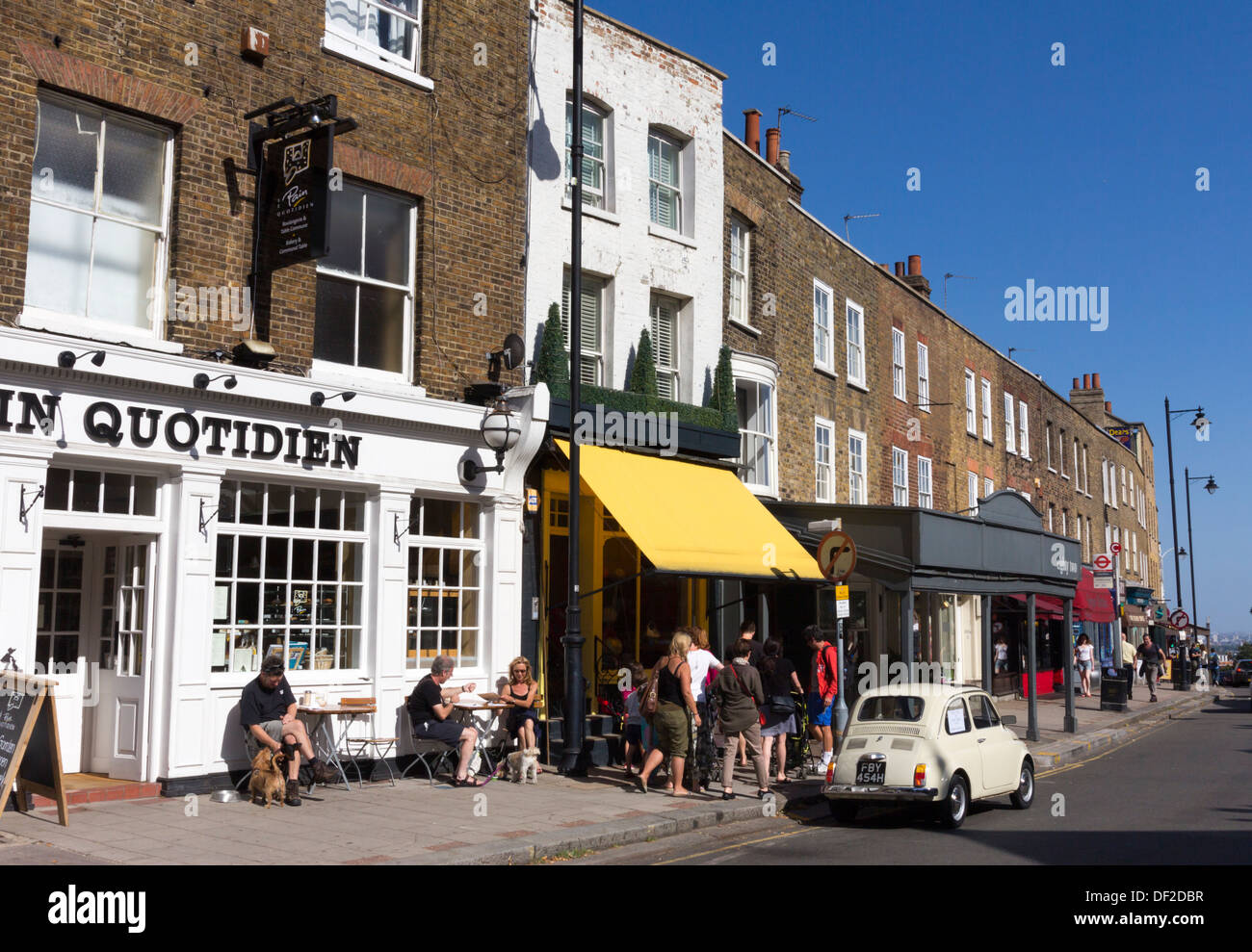 Highgate Village High Street North London Stock Photo Alamy