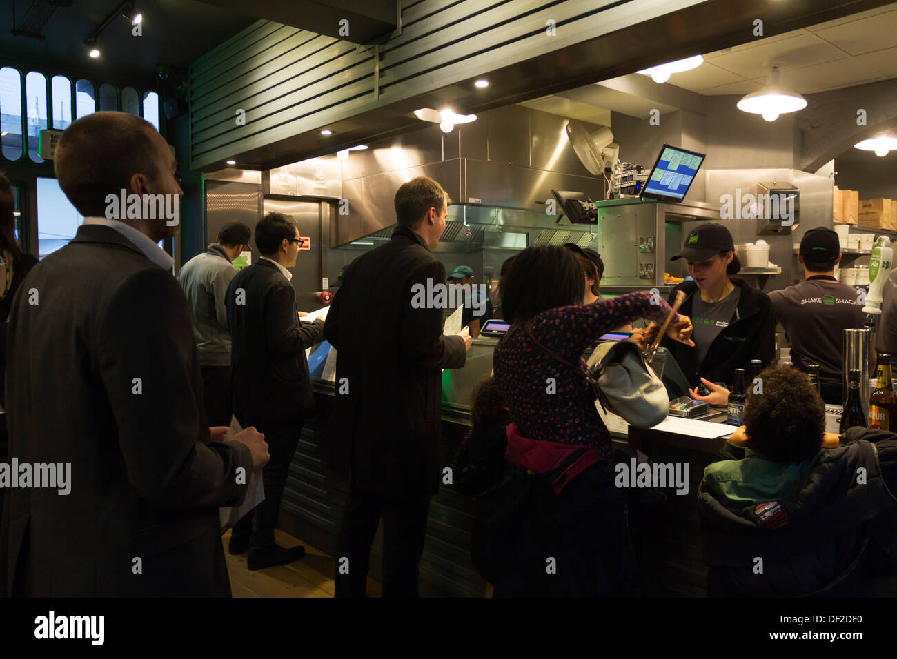 Shake Shack Burger Restaurant - Covent Garden - London Stock Photo