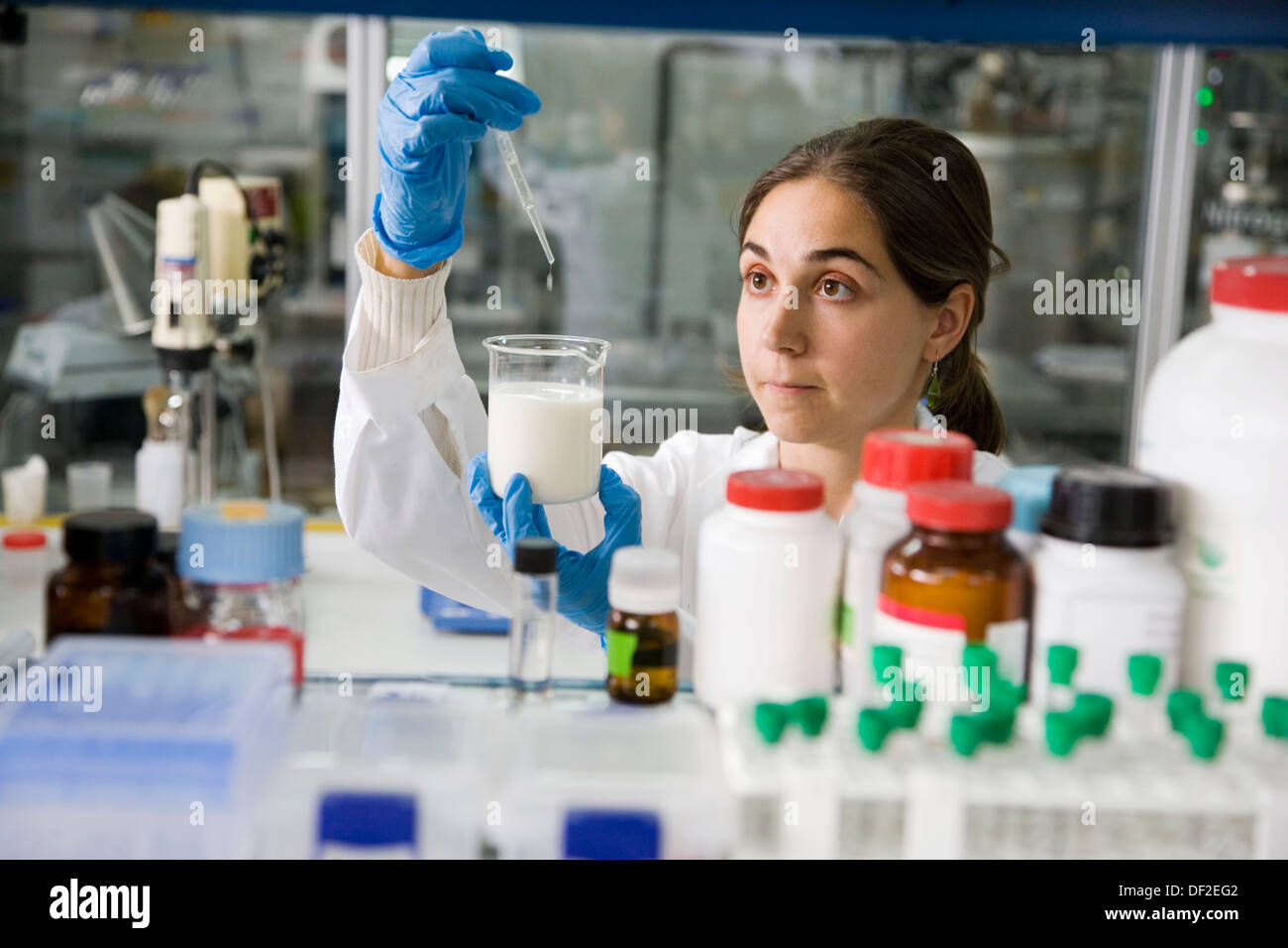 Research and Development laboratory. Functional biomolecules in food