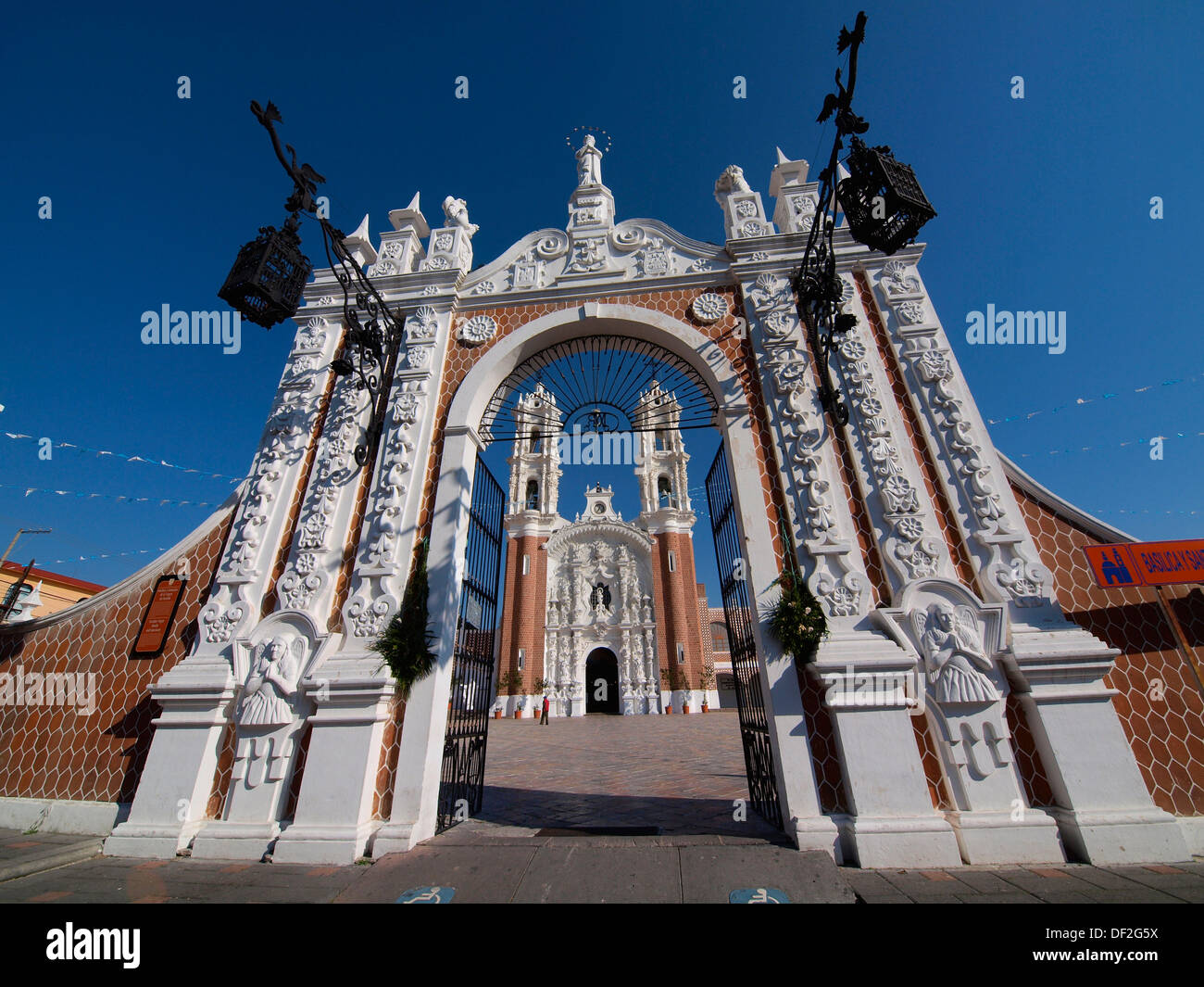 Ocotlan church Tlaxcala Mexico Stock Photo Alamy