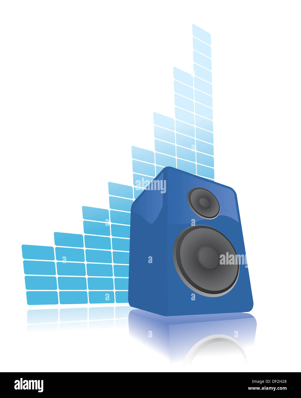 Speaker raising volume Stock Photo Alamy