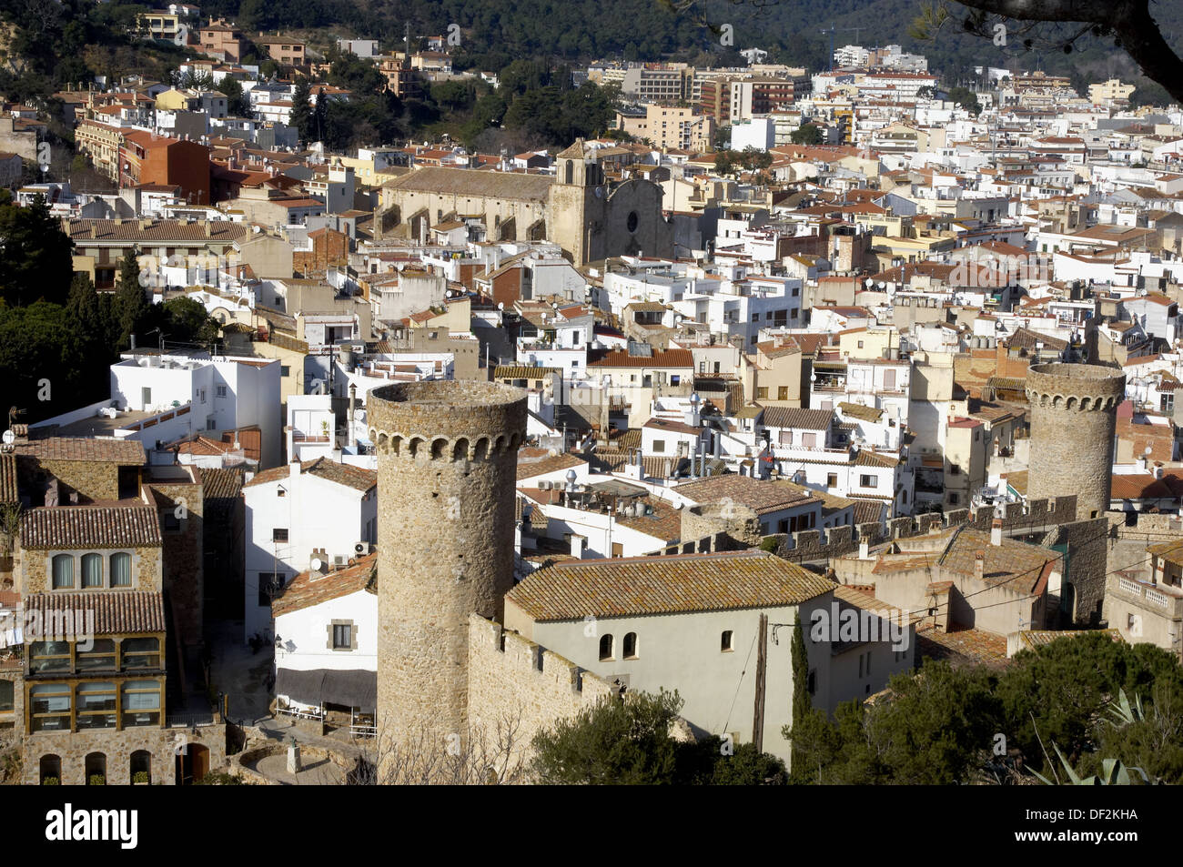 Tossa de Mar. Girona province. Catalonia. Spain Stock Photo Alamy