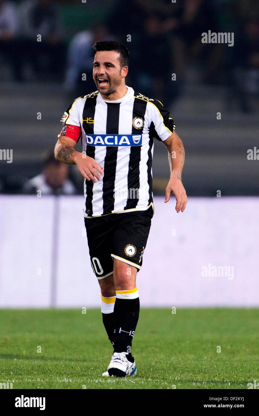 Antonio Di Natale (Udinese), SEPTEMBER 24, 2013 - Football / Soccer :  Antonio Di Natale of Udinese celebrates scoring opening goal during the  Italian "Serie A" match between Udinese 1-0 Genoa at