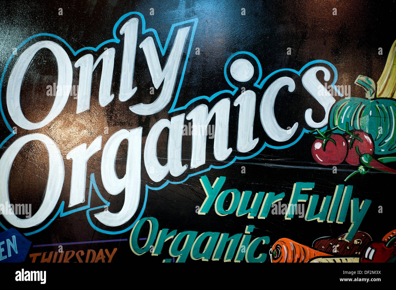 Organics sign Stock Photo