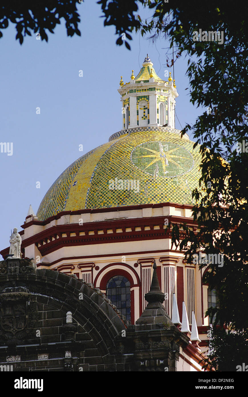 Puebla Cathedral. Mexico Stock Photo Alamy