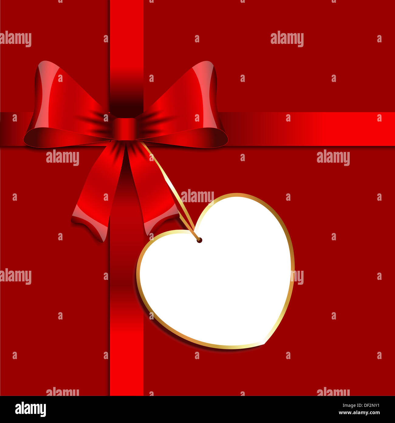 Glossy red ribbon background - ideal for Valentines Day Stock Photo - Alamy