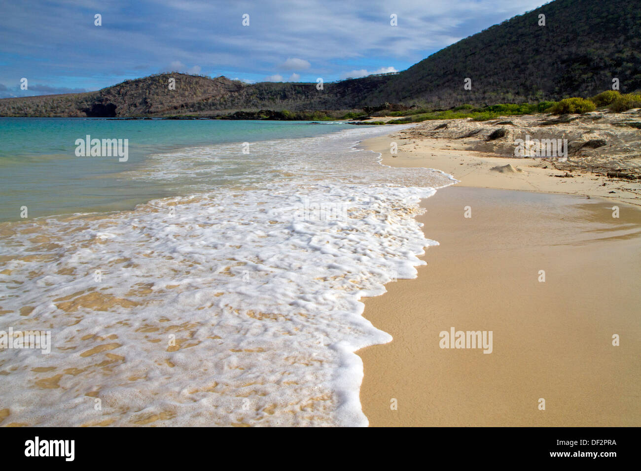 Beach on Floreana Island, Galapagos Islands Stock Photo