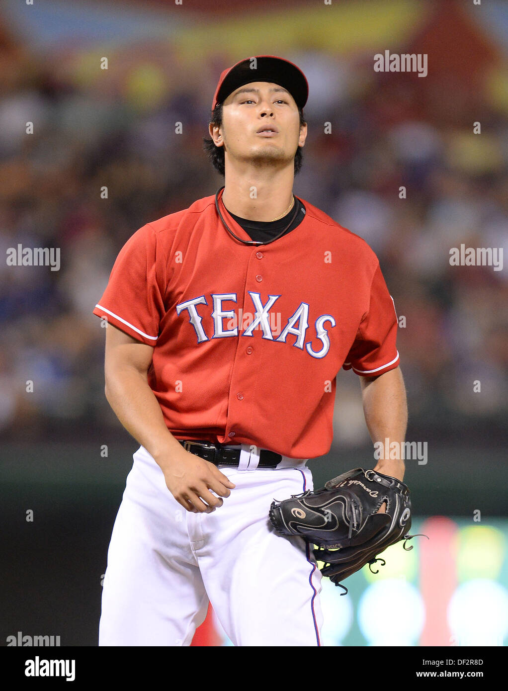 Yu Darvish (Rangers), SEPTEMBER 24, 2013 - MLB : Pitcher Yu Darvish of ...