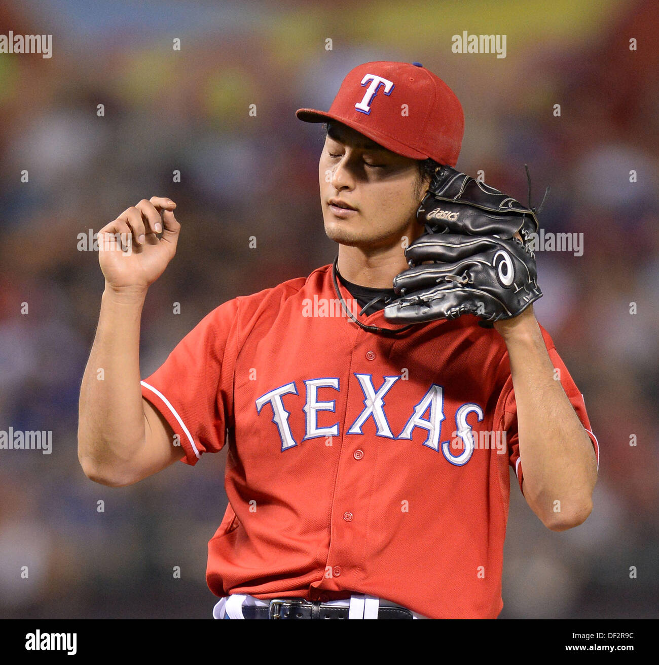 Yu Darvish (Rangers), SEPTEMBER 24, 2013 - MLB : Pitcher Yu Darvish of ...