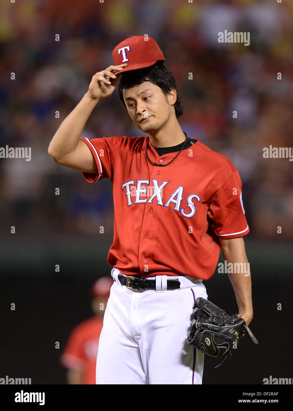 Yu Darvish (Rangers), SEPTEMBER 24, 2013 - MLB : Pitcher Yu Darvish of ...
