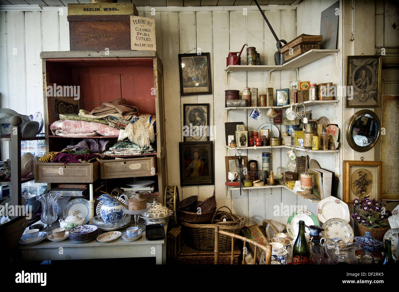 Antiques shop in Fulham Road, London, England, UK Stock Photo Alamy