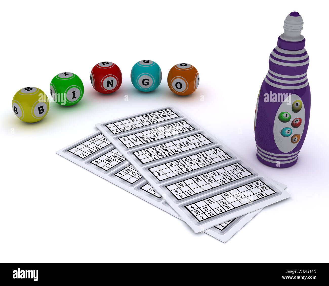 Bingo dabber Cut Out Stock Images & Pictures Alamy