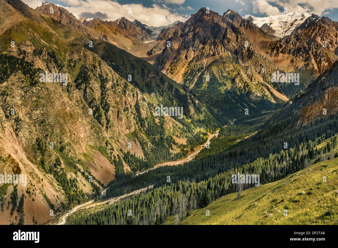 nature landscape rocky mountains Central Asia Stock Photo - Alamy