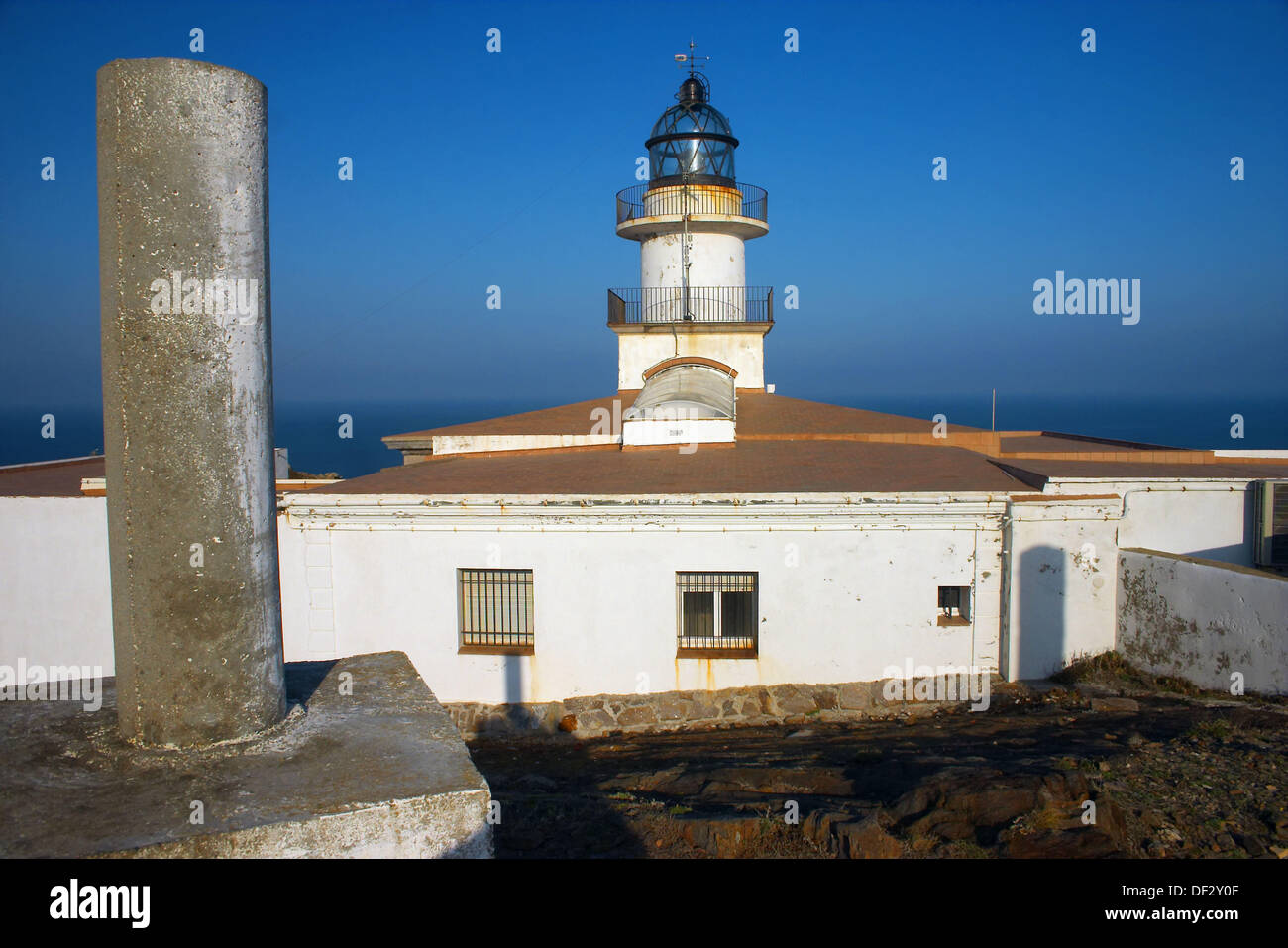 Cap de Creus Lighthouse. Cap de Creus Natural Park. Rough Coast. Alt