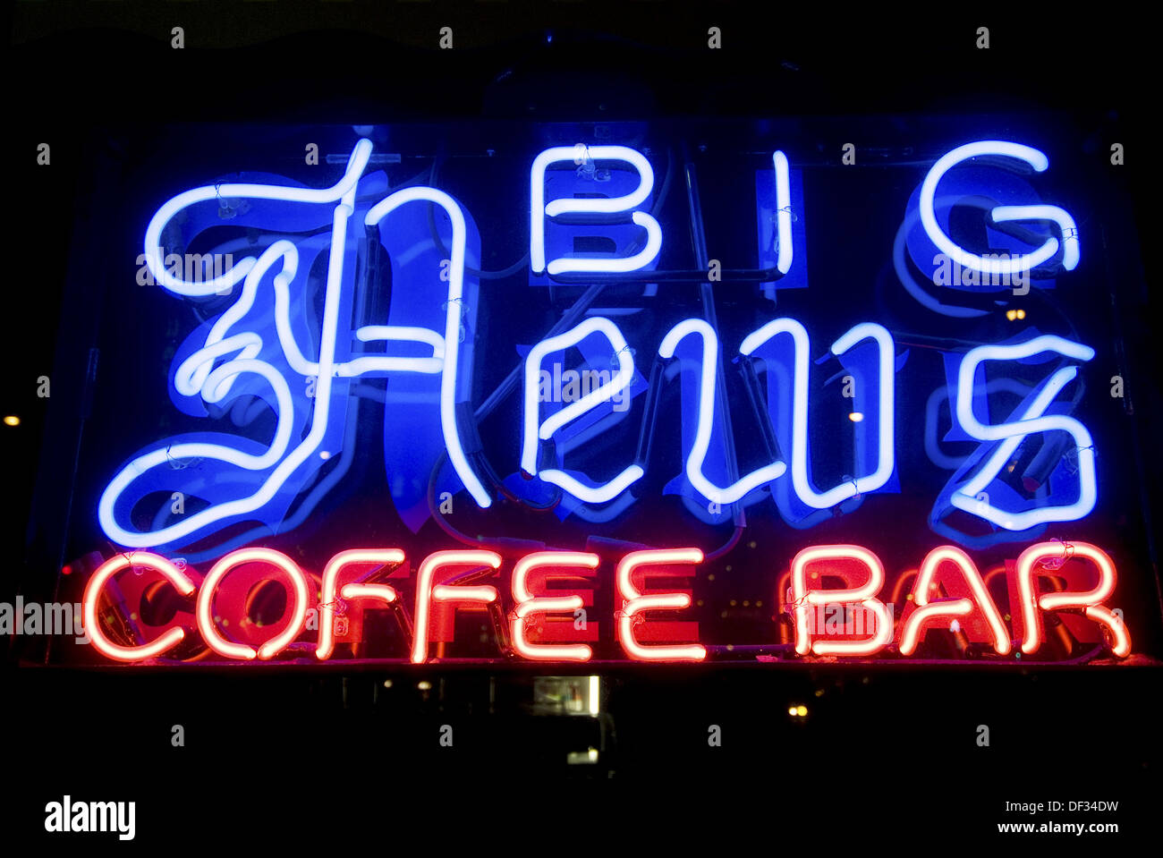 Neon sign, Vancouver, British Columbia, Canada Stock Photo Alamy