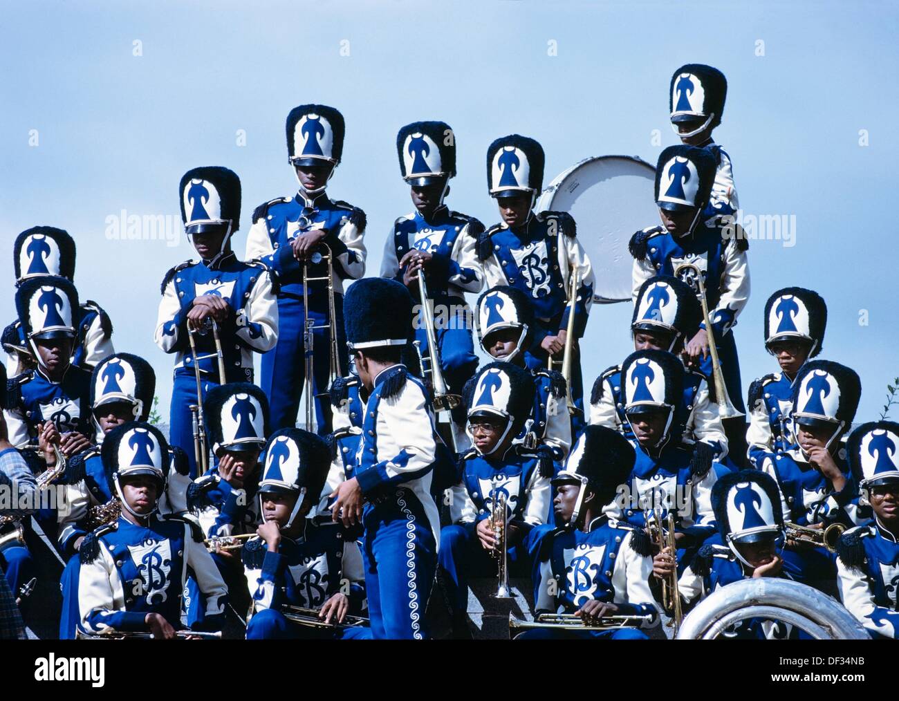 High School Music Band Atlanta USA Stock Photo Alamy