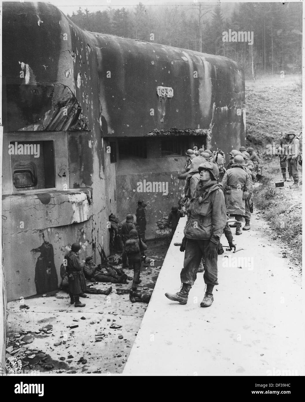 American soldiers at the Maginot Line 292568 Stock Photo