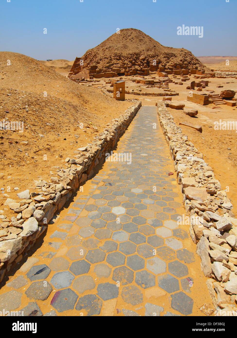 New archaeological discoveries, Saqqara necropolis, Egypt Stock Photo