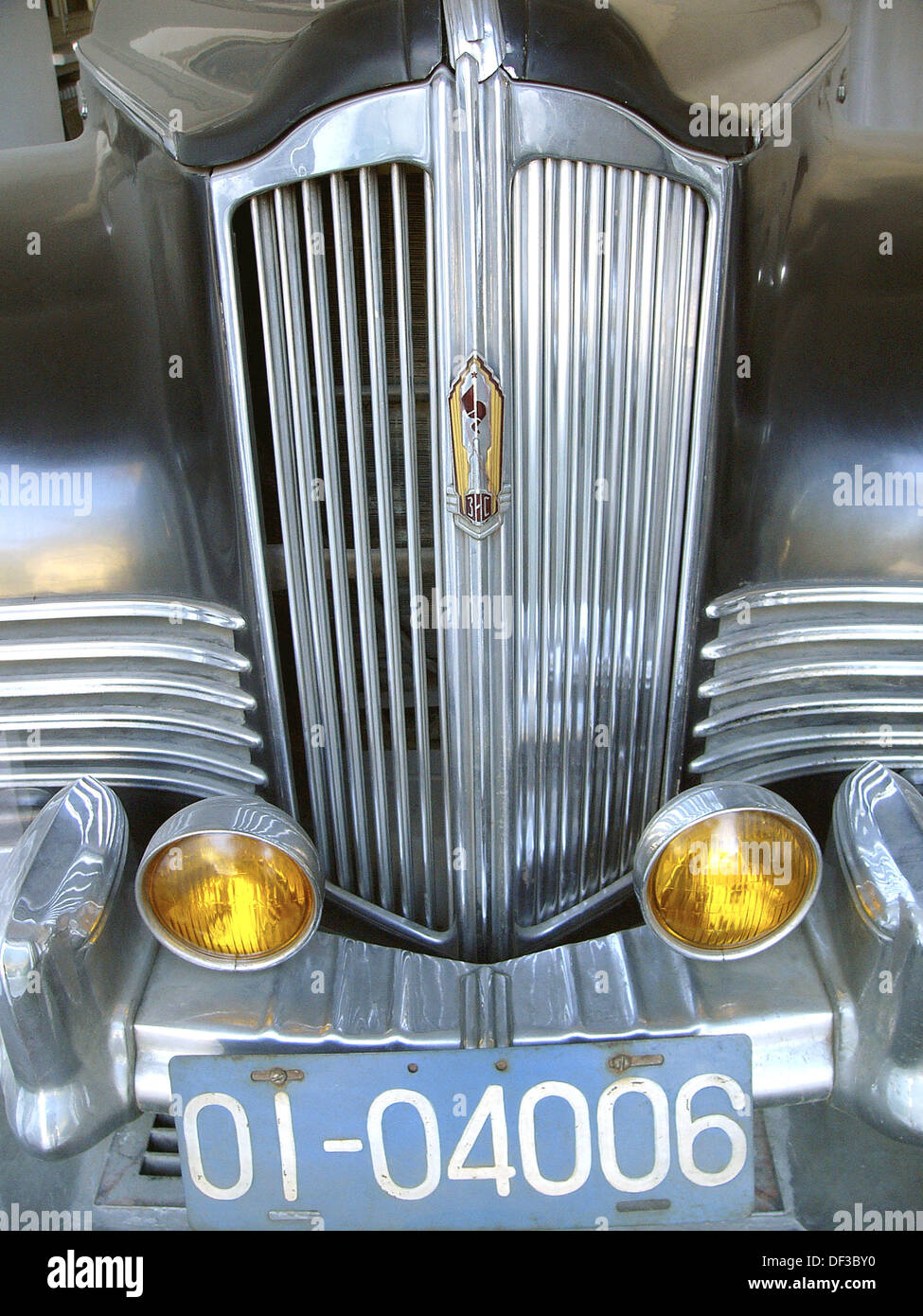 Soviet style Red Flag car Stock Photo Alamy