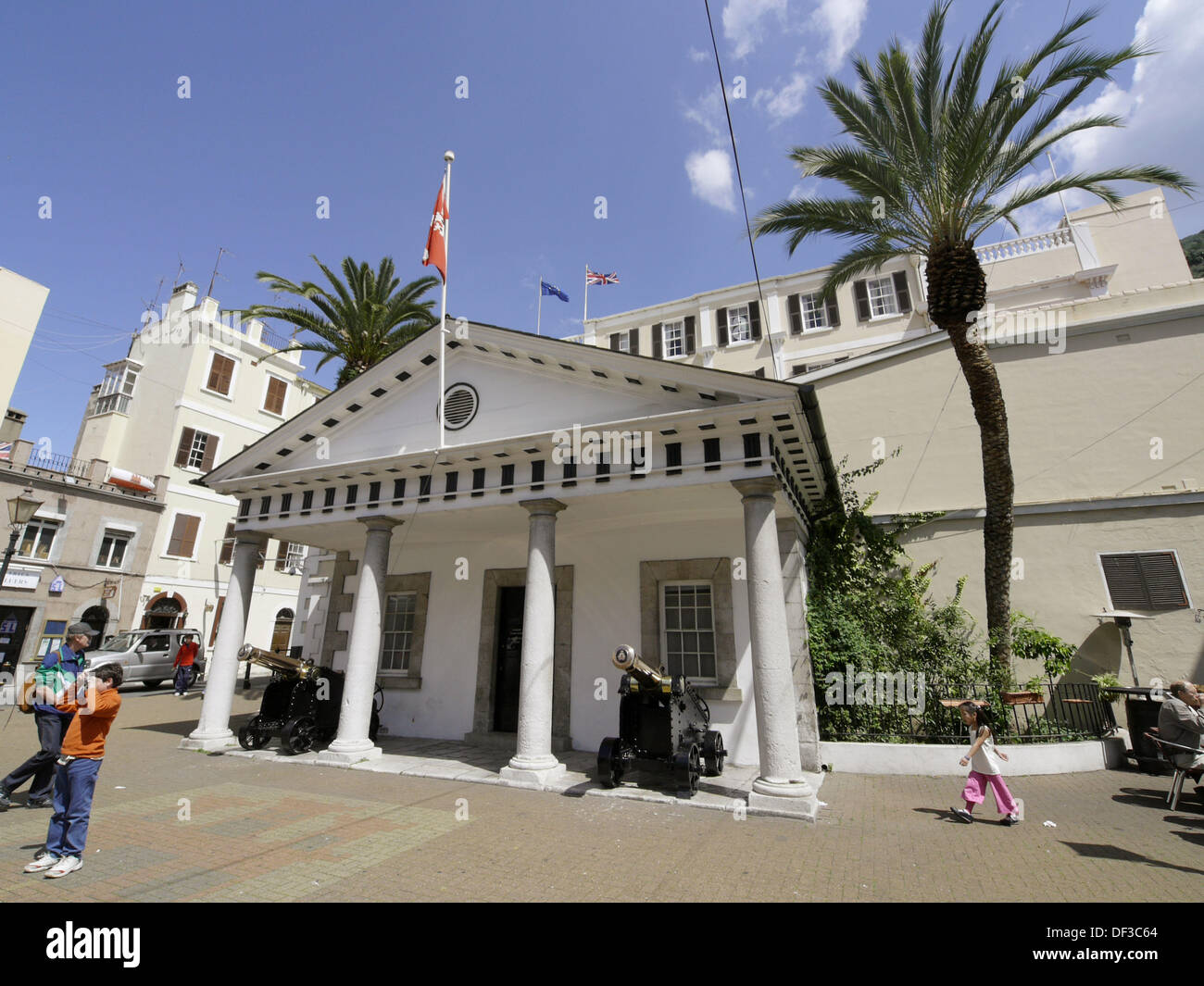 Governor´s Official Residence, Gibraltar. UK Stock Photo
