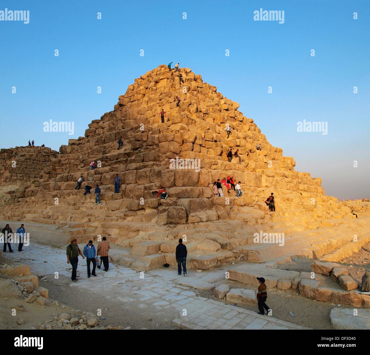 Pirámides Giza, El Cairo, Egipto Stock Photo