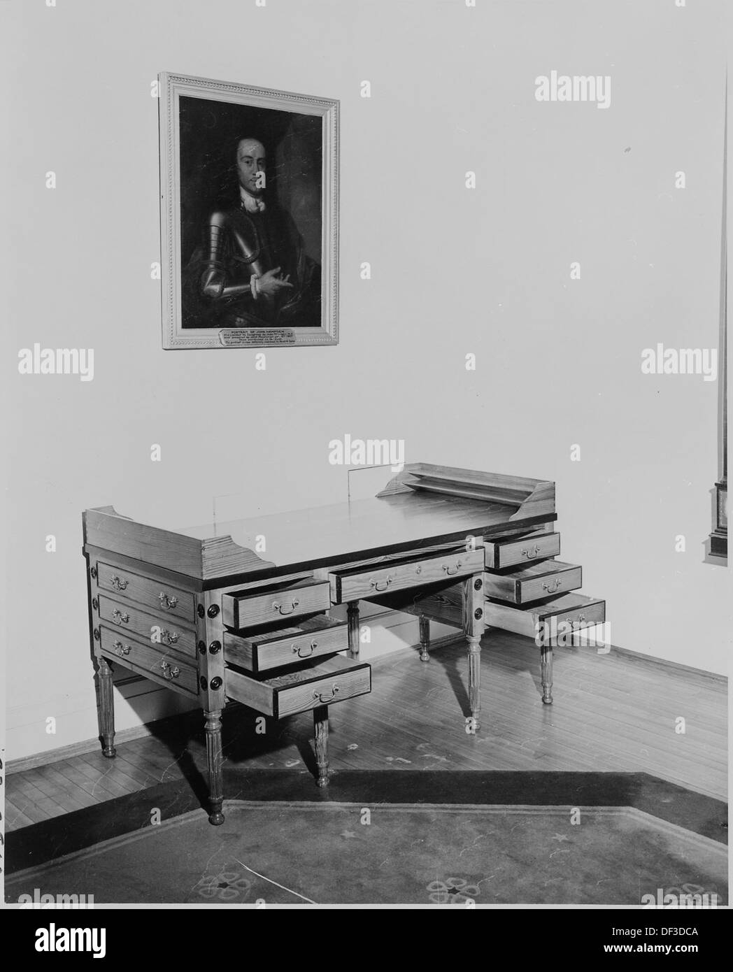 A copy of a desk used by Washington, made for use in the White