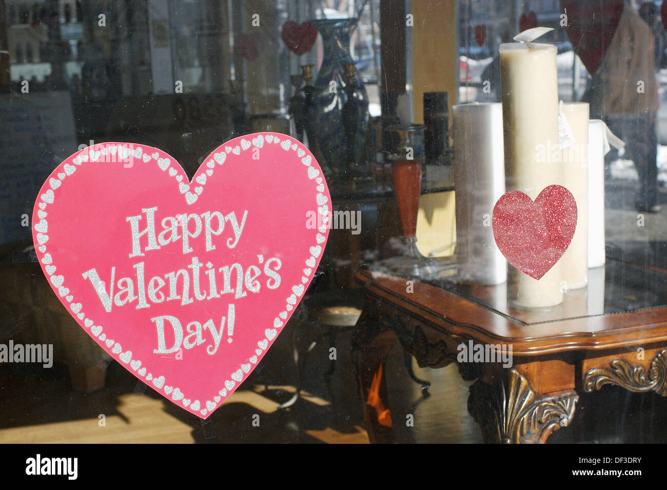 Happy Valentines Day Display Shop Window  Love Decorations Decals Stickers A395 