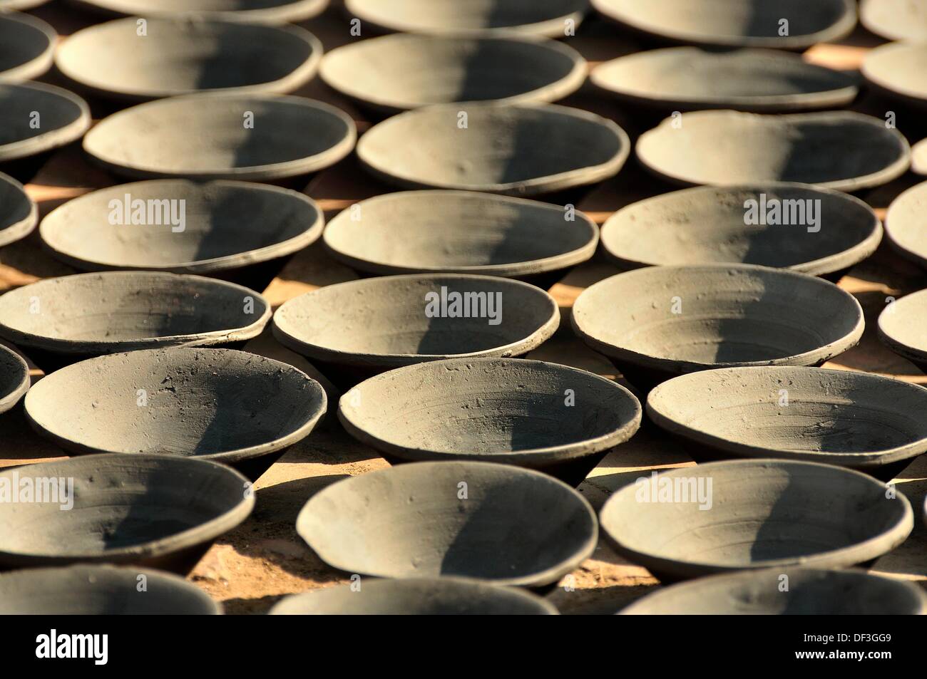 Ceramics in Bhaktapur Nepal Stock Photo Alamy