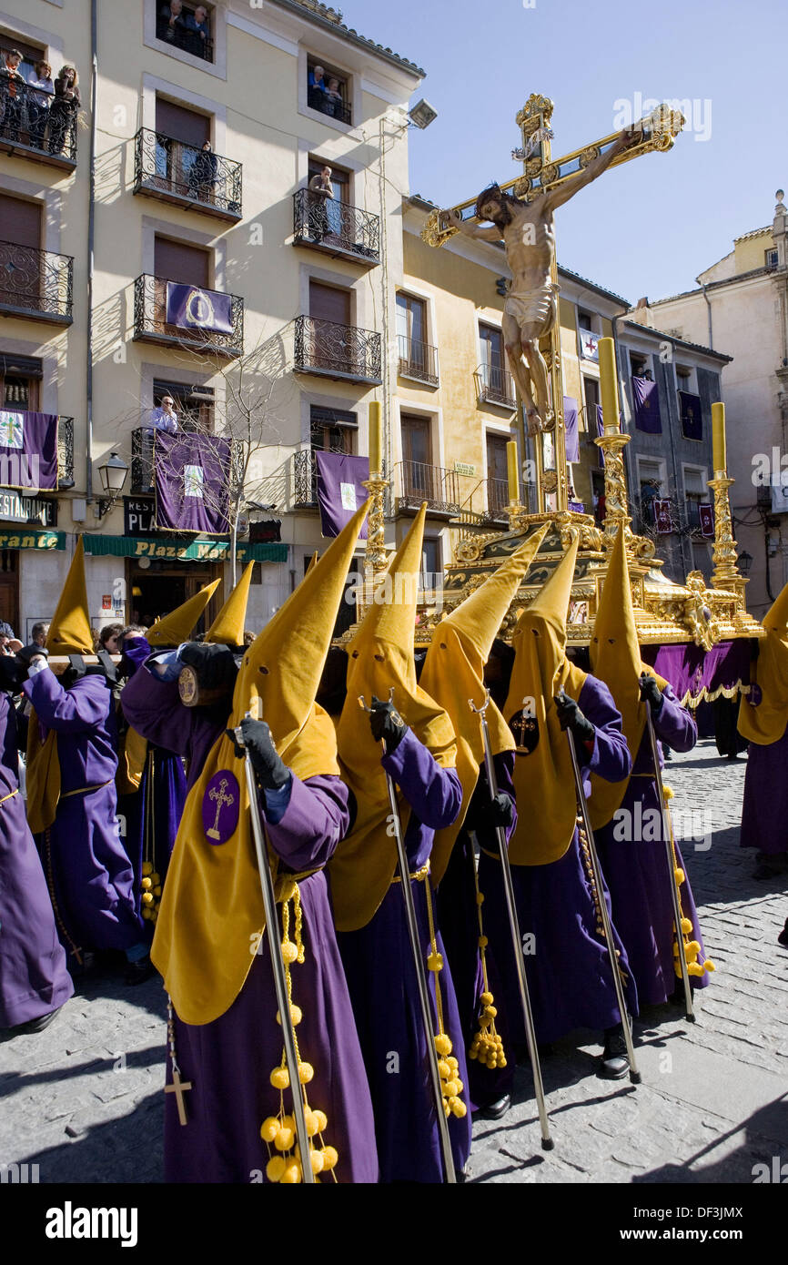 Cuenca Semana Santa Procesión de Viernes Santo Castilla la Mancha España  Stock Photo - Alamy