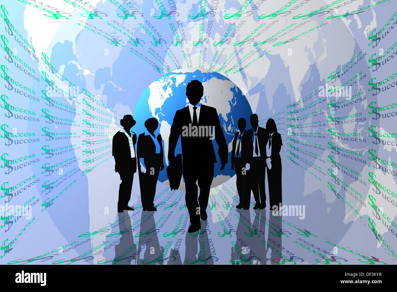 3d abstract business circle communicate communication communications community concept connect connection contact cooperation Stock Photo