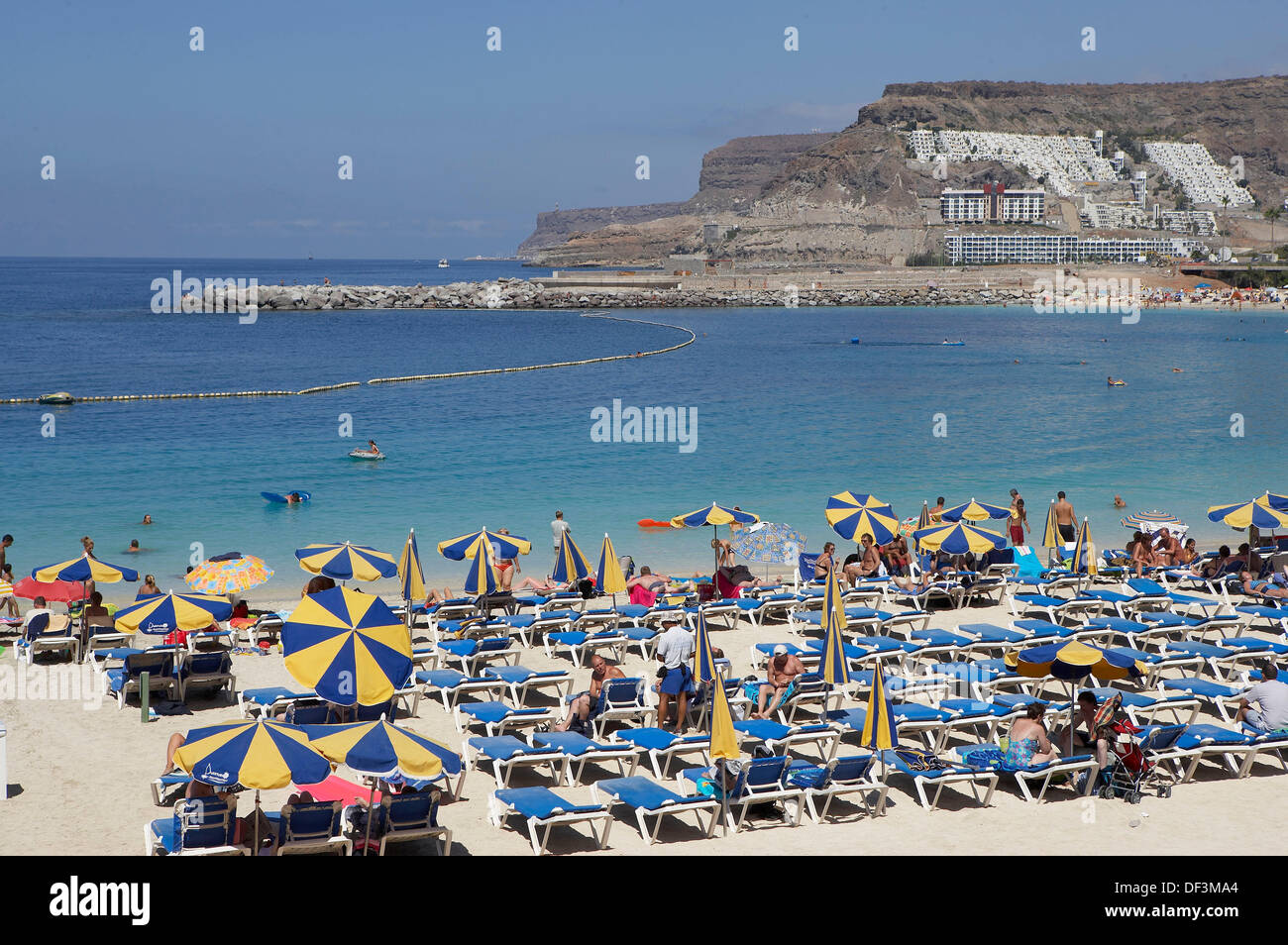Playa de Amadores, Puerto Rico, Grand Canary, Canary Islands Stock Photo