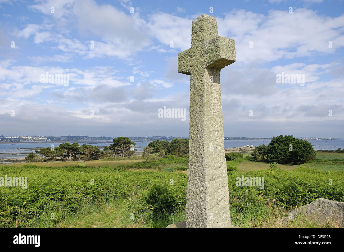 Callot Island. North Finistere. Brittany. France. Stock Photo