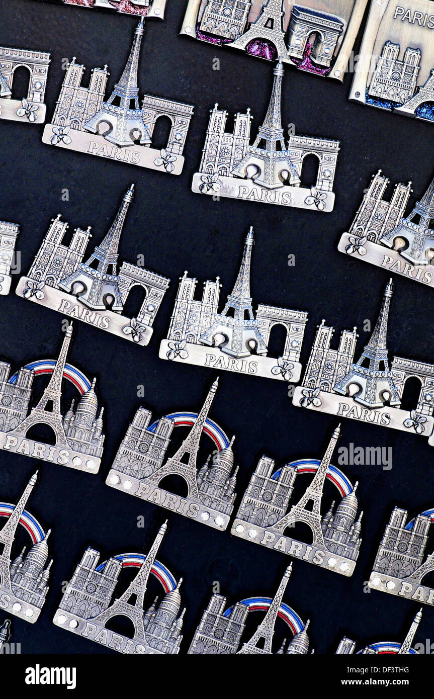 Paris souvenirs fridge France Stock Photo Alamy