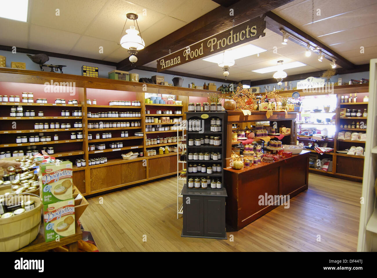 Famous Amana General Store at the Historic Amana Colonies, Iowa, USA