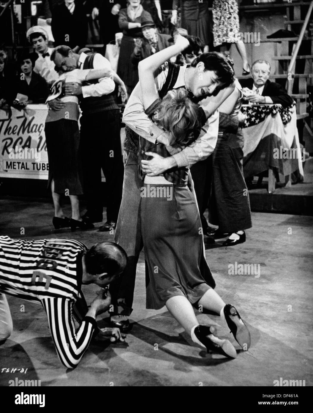 Marathon Dance Scene, On-Set of the Film, 'They Shoot Horses, Don't They?', 1969 Stock Photo
