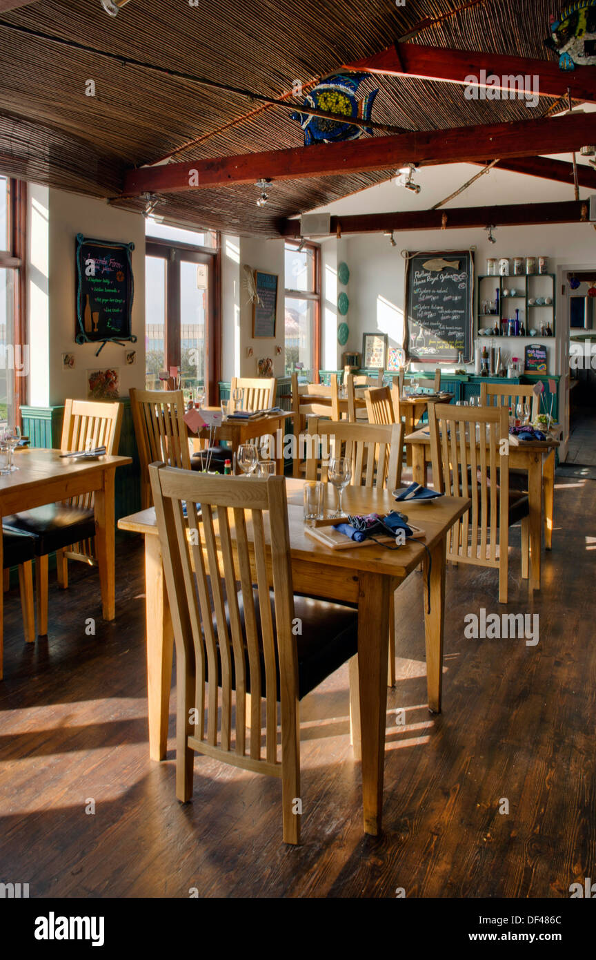 Crab House Cafe,Wyke Regis,Portland,Dorset,UK a seafood restaurant on Chesil Beach,which serves