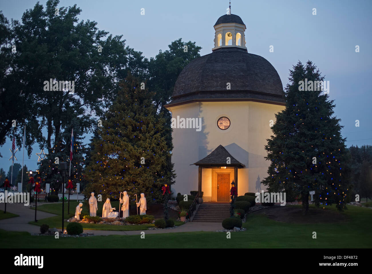 Frankenmuth, Michigan The Silent Night Memorial Chapel at Bronner's Christmas Wonderland, the