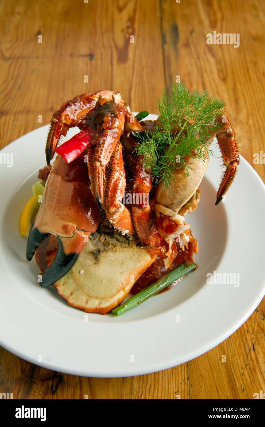 Crab House Cafe,Wyke Regis,Portland,Dorset,UK a seafood restaurant on Chesil Beach,which serves