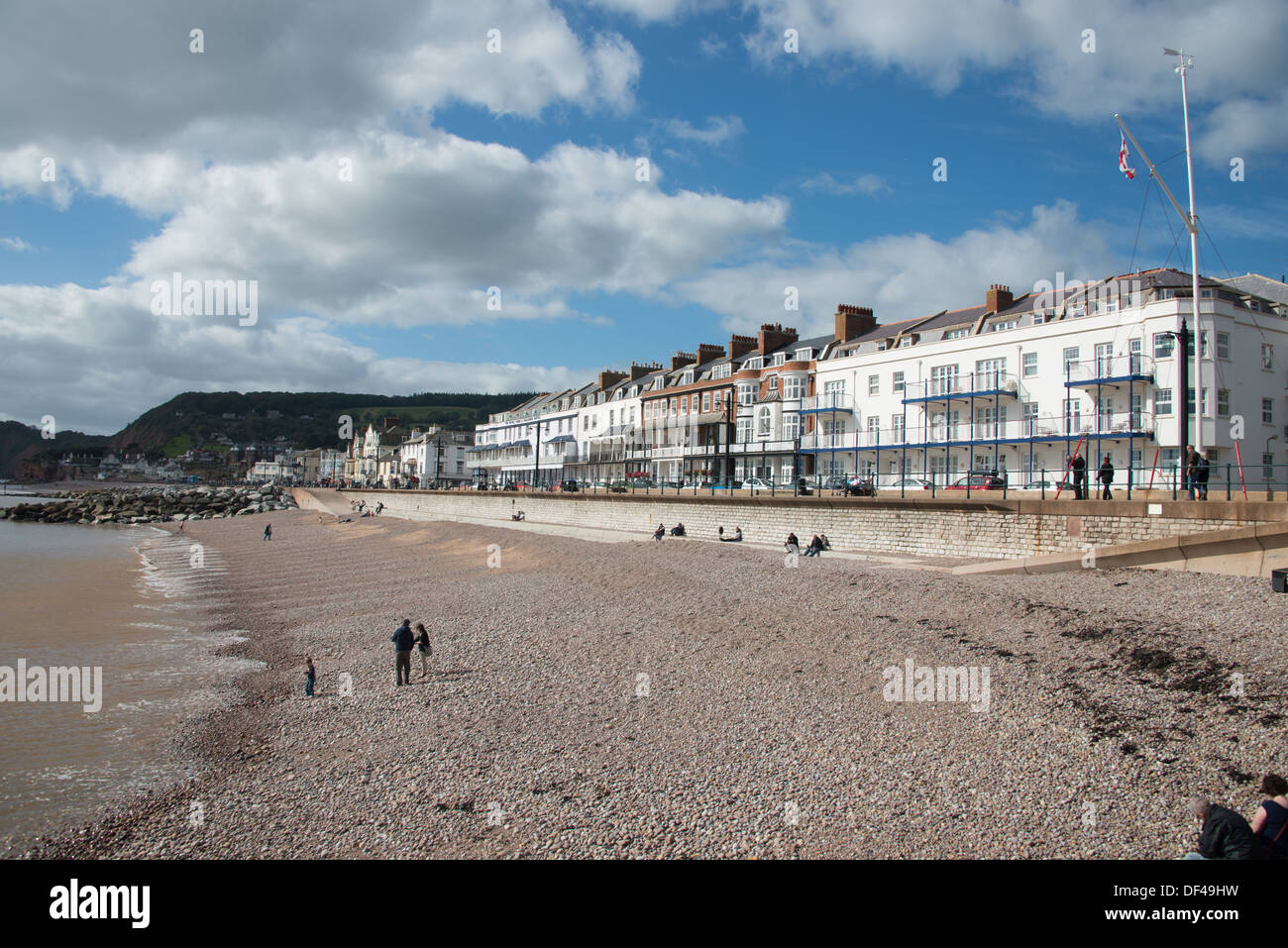 Sidmouth seafront, the Devon Regency coastal town Stock Photo - Alamy