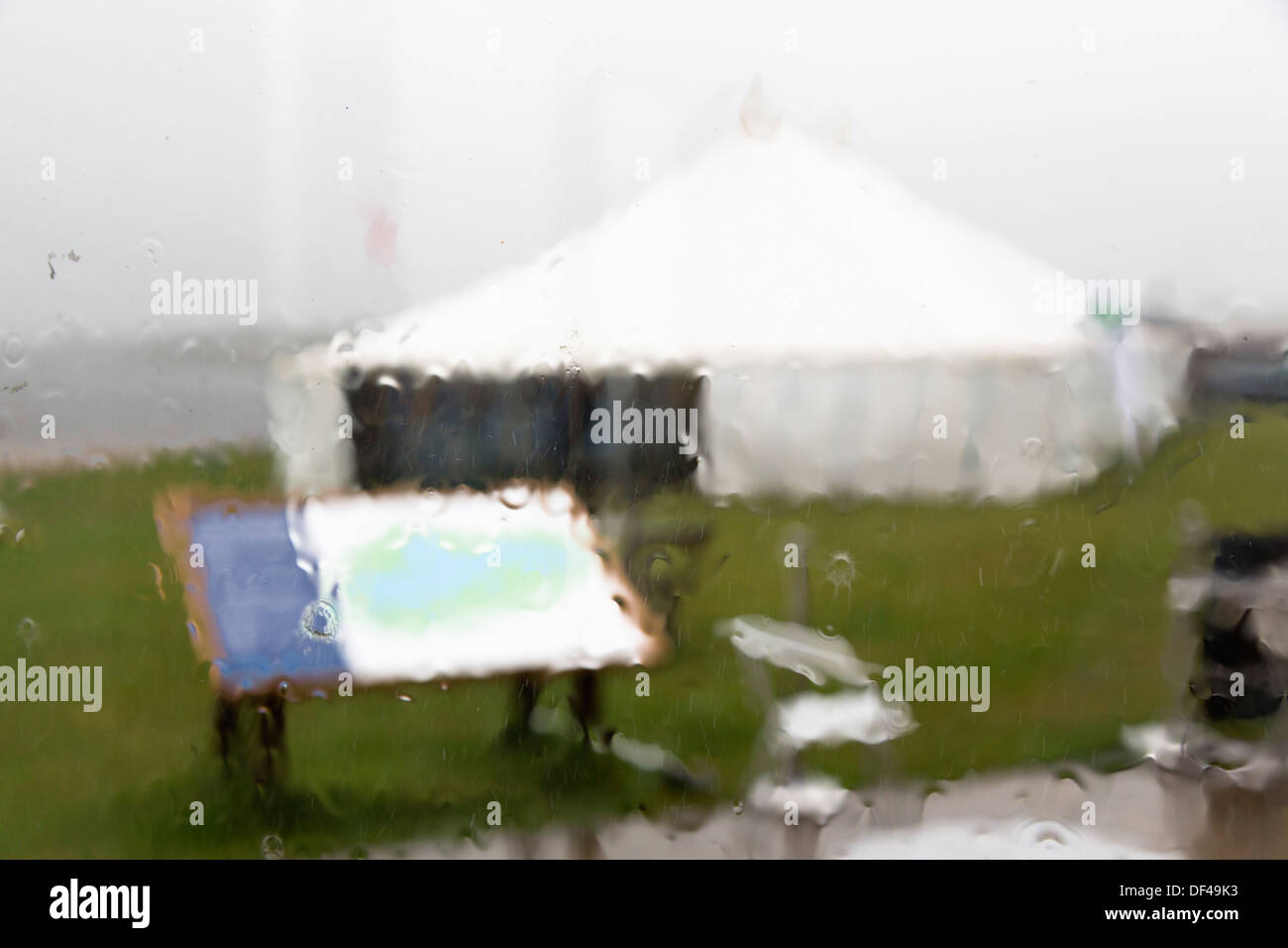 Stithians; Activity Day in the Rain; Cornwall; UK Stock Photo - Alamy