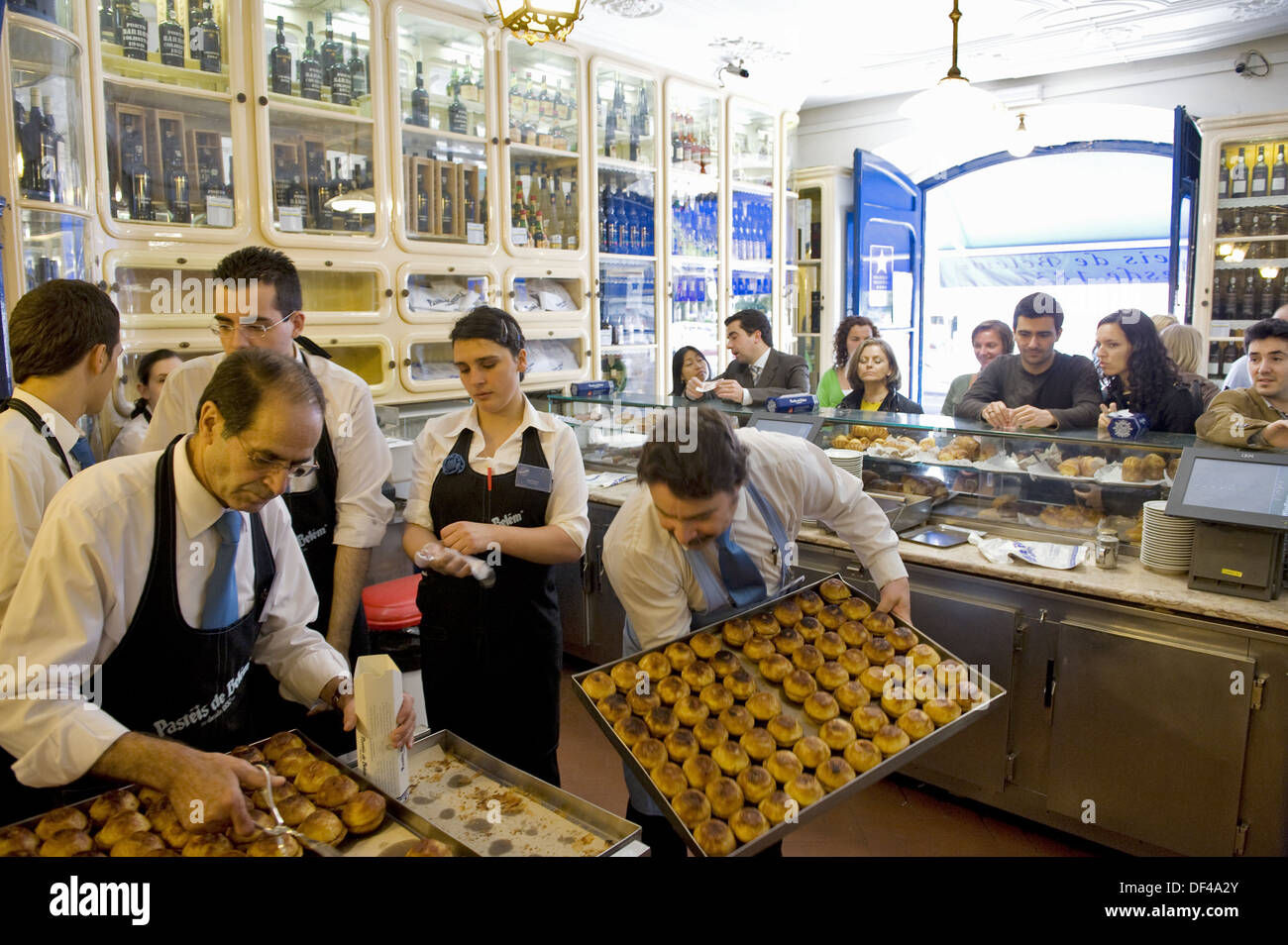 Pasteis de Belem at the Antiga Confeitaria de Belem, Lisbon, Portugal